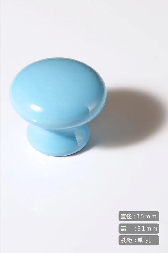 Cartoon Ceramic Cabinet Handles – Children's Room Circular Knobs