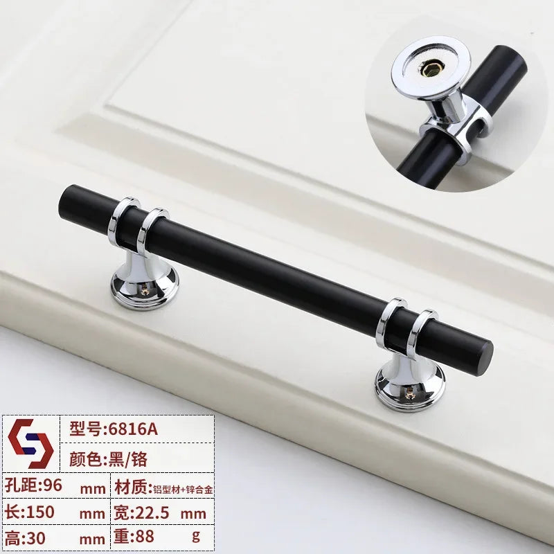 Modern T-Bar Cabinet Handles – Sleek Decorative Furniture Pulls