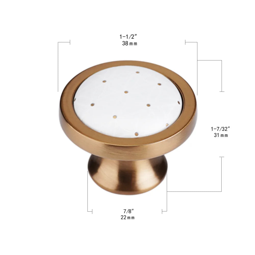 Pearl White Ceramic Cabinet Handles – Elegant Knobs for Furniture