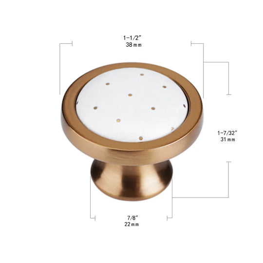 Pearl White Ceramic Cabinet Handles – Elegant Knobs for Furniture