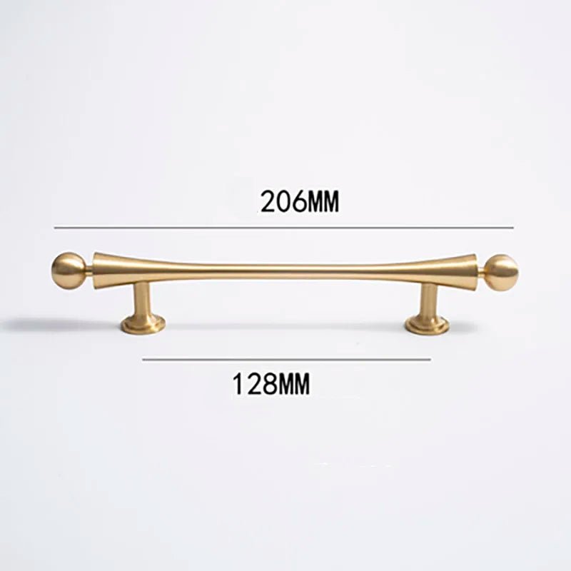 Gold Brass Cabinet Handles – Modern Pulls and Knobs for Furniture and Kitchen Doors