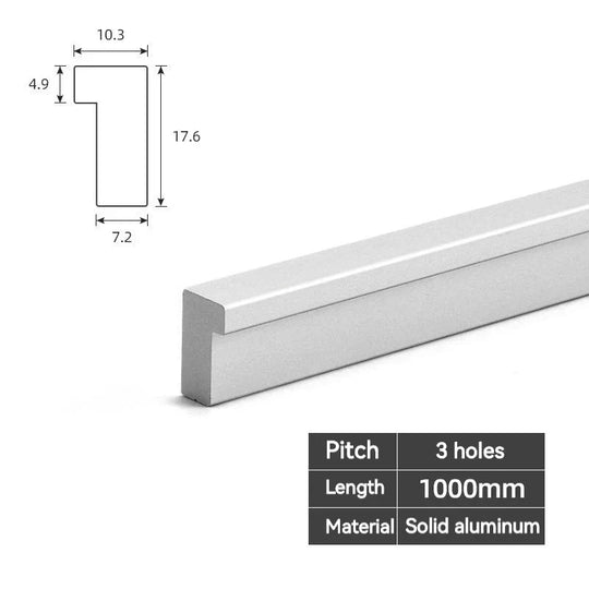 Modern Long T-Bar Aluminum Cabinet Handles – Brushed Gold, Silver, and Black Pulls (700mm-1200mm)