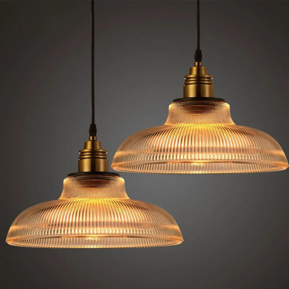 Elora – American Vintage Glass Pendant Light for Living Room, Dining, Bar, and Café