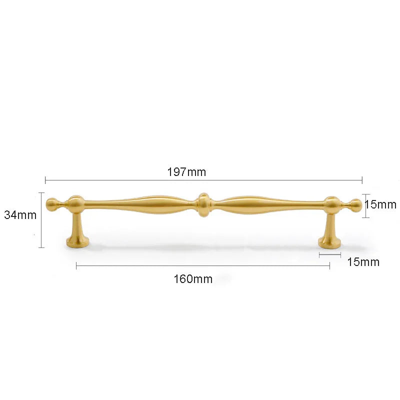 New Brass Cabinet Handles – Modern T-Bar Pulls and Knobs for Furniture