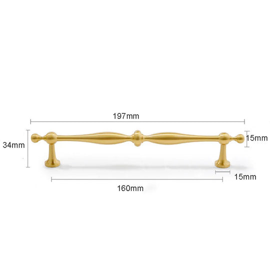 New Brass Cabinet Handles – Modern T-Bar Pulls and Knobs for Furniture