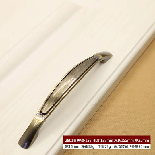 Retro Bronze Cabinet Handles – Antique Metal Drawer & Door Pulls