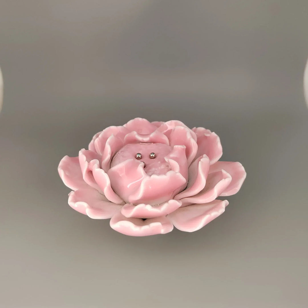 Handmade Ceramic Flower Knobs – Artistic Cabinet & Drawer Handles