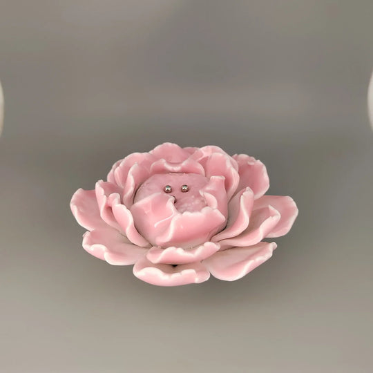 Handmade Ceramic Flower Knobs – Artistic Cabinet & Drawer Handles