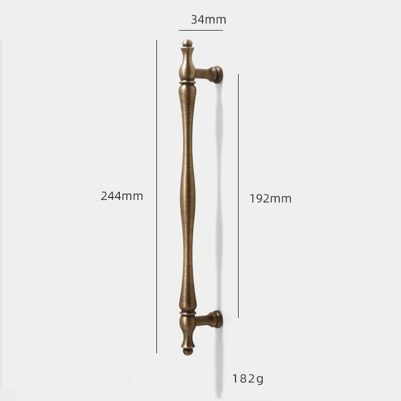 Antique Brass Furniture Cabinet Handle – Vintage Knob and Pull for Furniture