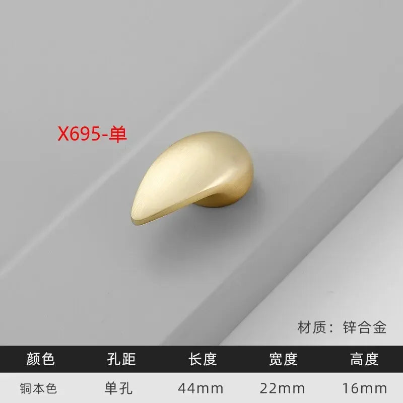 Modern Gold Kitchen Cupboard Handles – Decorative Chinese-Style Knobs