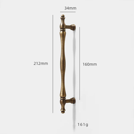 Antique Brass Furniture Cabinet Handle – Vintage Knob and Pull for Furniture