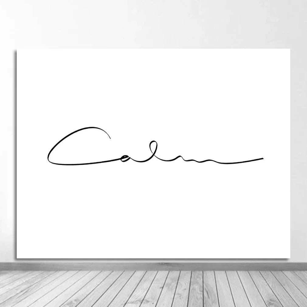 Minimalist Abstract Line Art Figure Canvas Wall Art