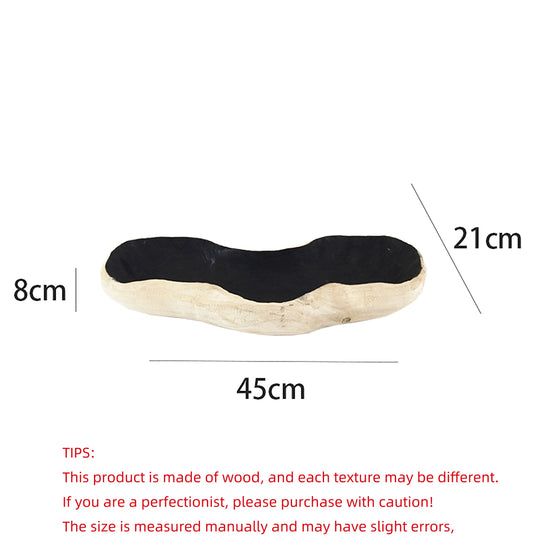 Wooden Fruit Tray Irregular Snack Serving Tray