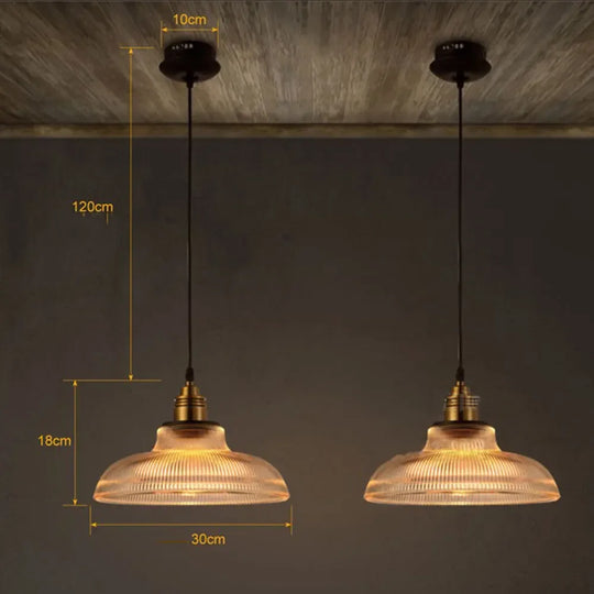 Elora – American Vintage Glass Pendant Light for Living Room, Dining, Bar, and Café