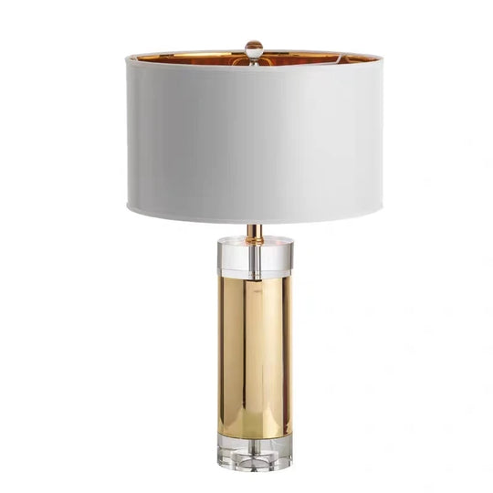 Modern Luxury Crystal Glass Table Lamp for Bedroom & Living Room