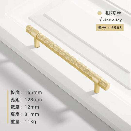 Creative T-Bar Cabinet Handles – Modern Zinc Alloy Pulls for Furniture
