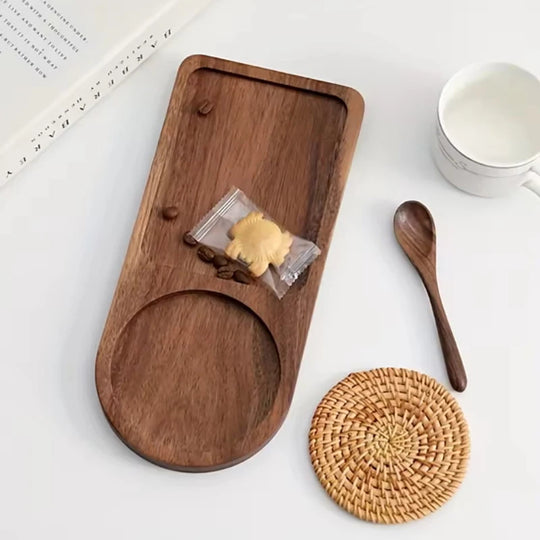 Coffee Tray Wooden Serving Plate