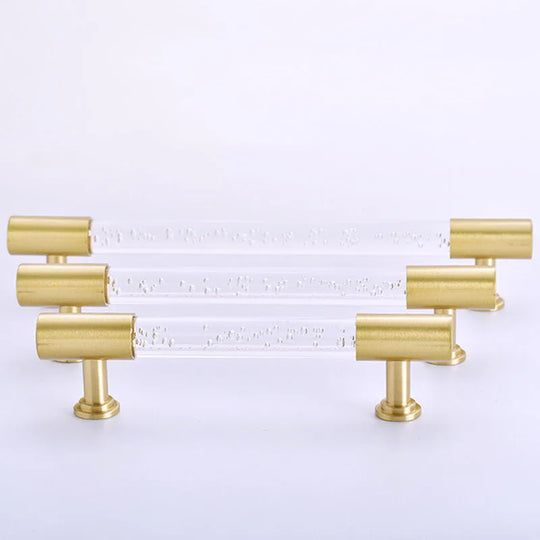 Transparent Acrylic Furniture Handles – Brass Pulls and Knobs for Furniture