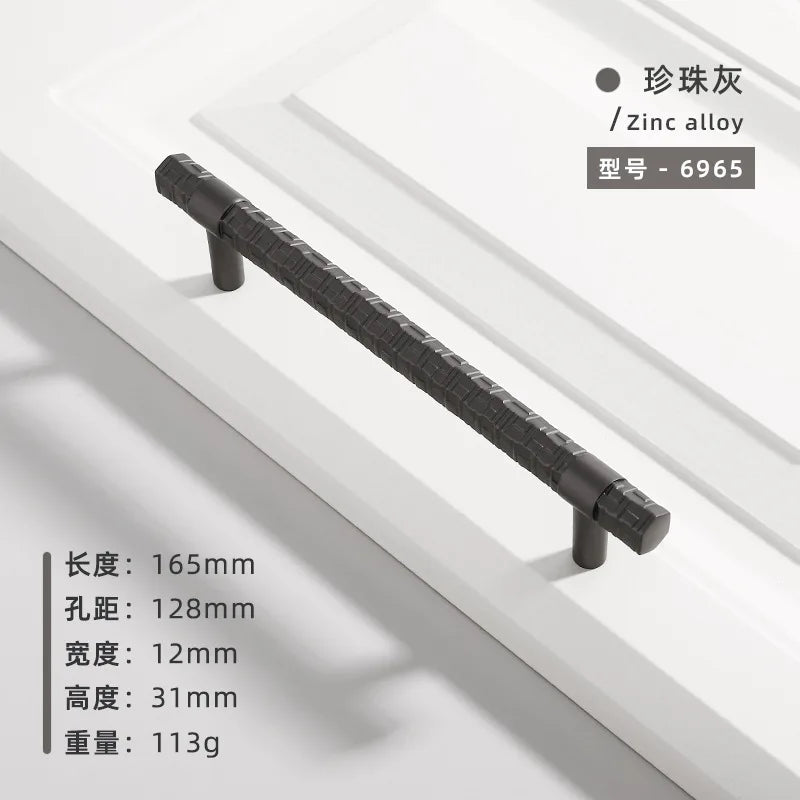 Creative T-Bar Cabinet Handles – Modern Zinc Alloy Pulls for Furniture