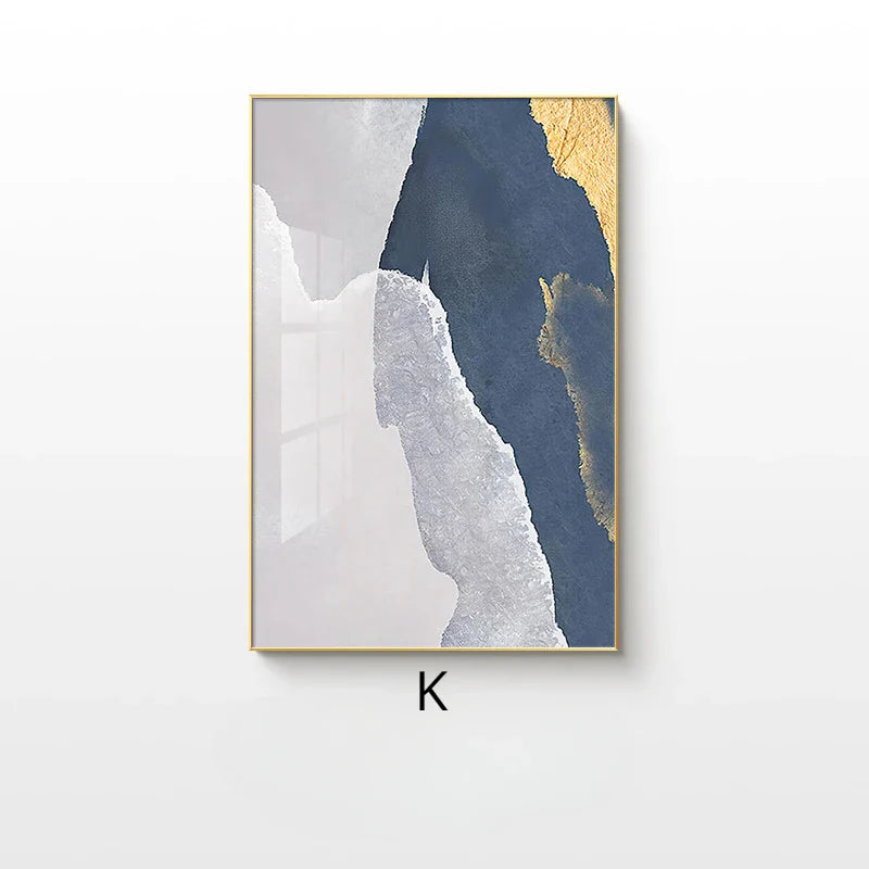 Neutral Shades Beige Brown Abstract Canvas Wall Art Unframed