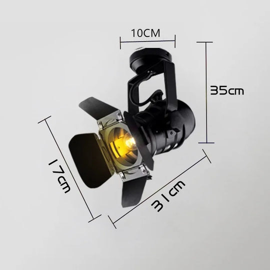 Modern LED Industrial Track Lamp for Bar, Café & Loft Interiors