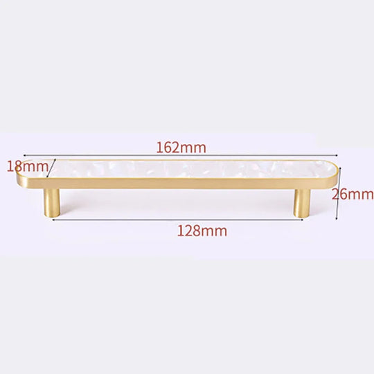 Brass and Acrylic Cabinet Handles – Colorful European Pulls for Wardrobes and Furniture