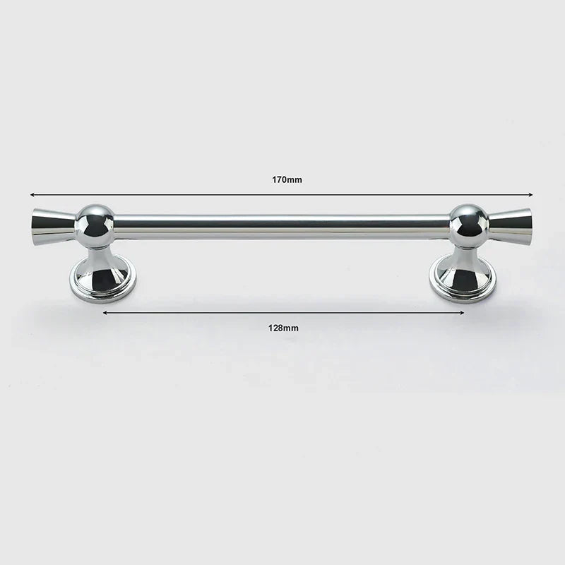 Polished Gold and Silver T-Bar Cabinet Handles – Modern Pulls for Furniture (55–220mm)