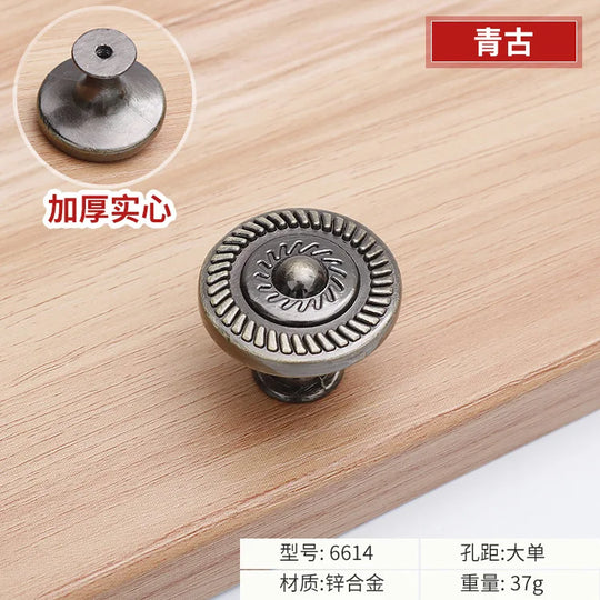 Antique Bronze Cabinet Handles – Vintage Zinc Alloy Drawer Pulls