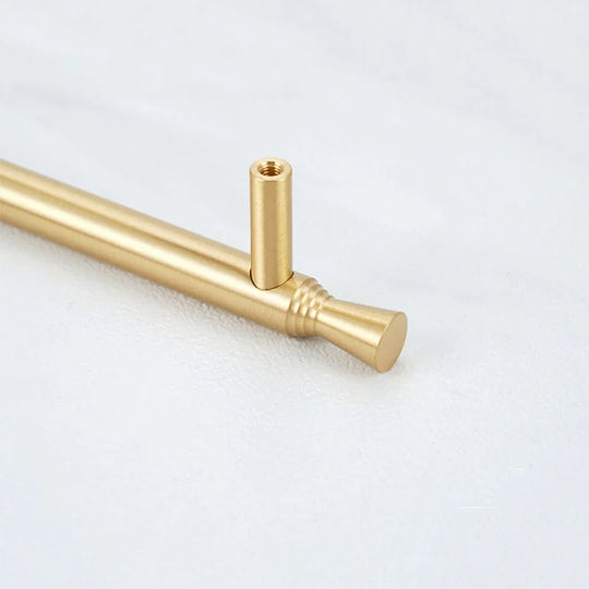 Solid Brass Kitchen Cabinet Handles – Modern Bar Pulls for Furniture