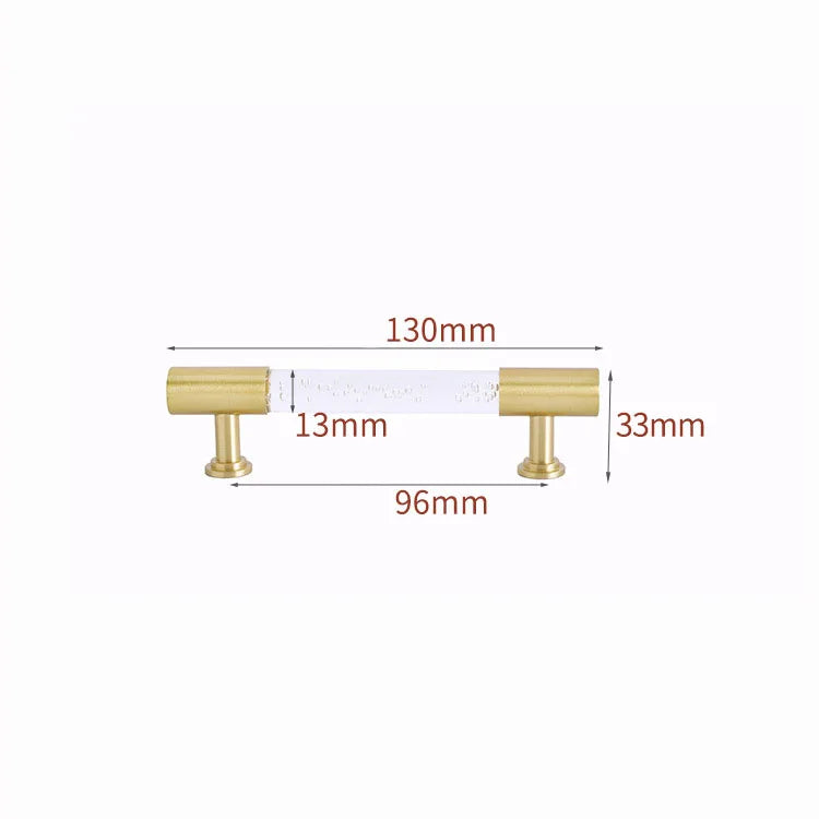 Transparent Acrylic Furniture Handles – Brass Pulls and Knobs for Furniture