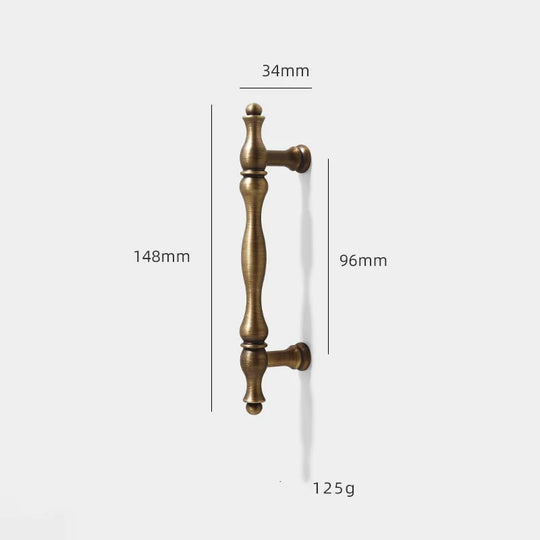 Antique Brass Furniture Cabinet Handle – Vintage Knob and Pull for Furniture