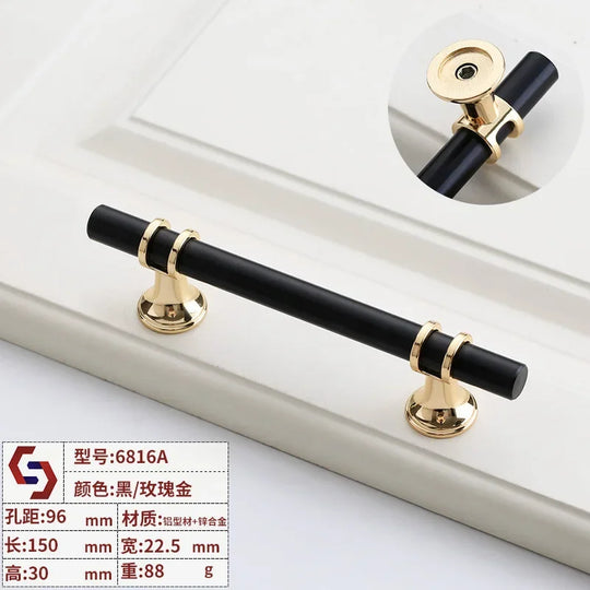 Modern T-Bar Cabinet Handles – Sleek Decorative Furniture Pulls