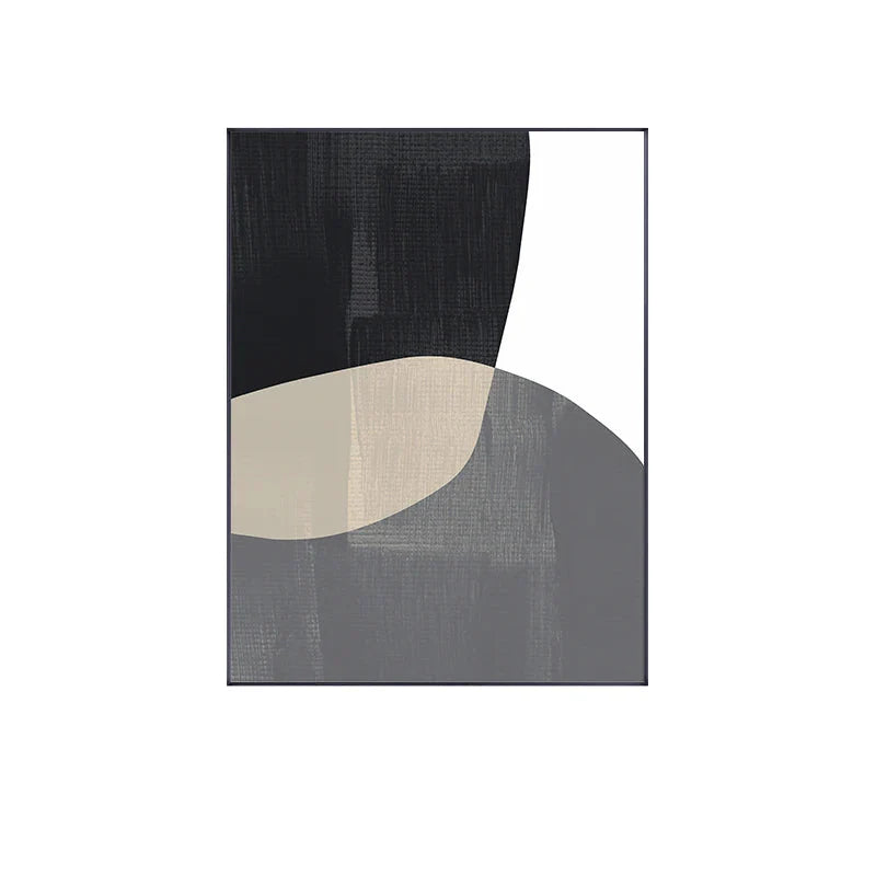 Neutral Tones Brown Beige Abstract Canvas Wall Art Unframed