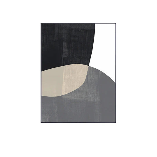 Neutral Tones Brown Beige Abstract Canvas Wall Art Unframed