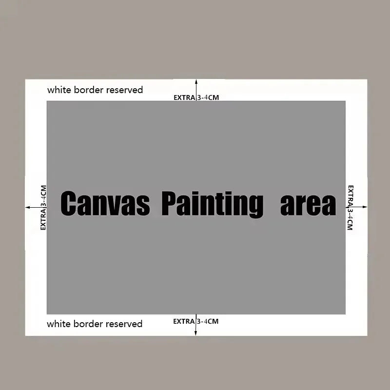 Urban Abstract Landscape Canvas Wall Art – Neutral Modern Print (Unframed)