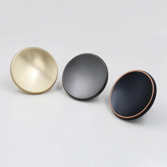 Modern Round Zinc Alloy Knob – Minimalist Furniture Pull
