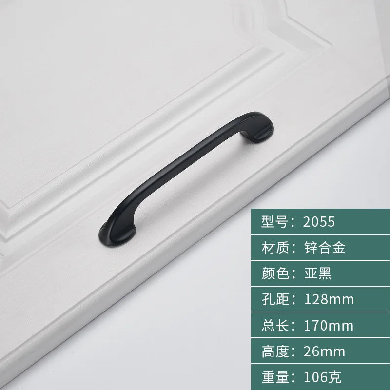 Minimalist Zinc Alloy Cabinet Handles – American Style Drawer Pulls