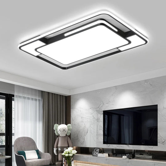 Remote Control Square LED Ceiling Lamp for Living & Dining Room