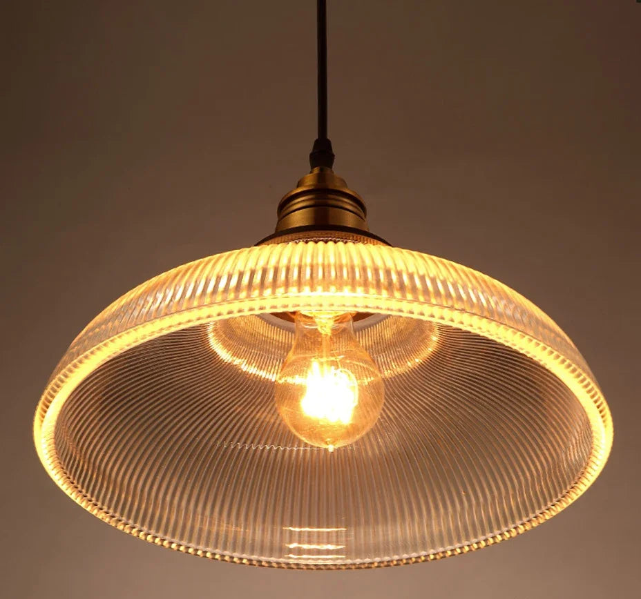 Elora – American Vintage Glass Pendant Light for Living Room, Dining, Bar, and Café