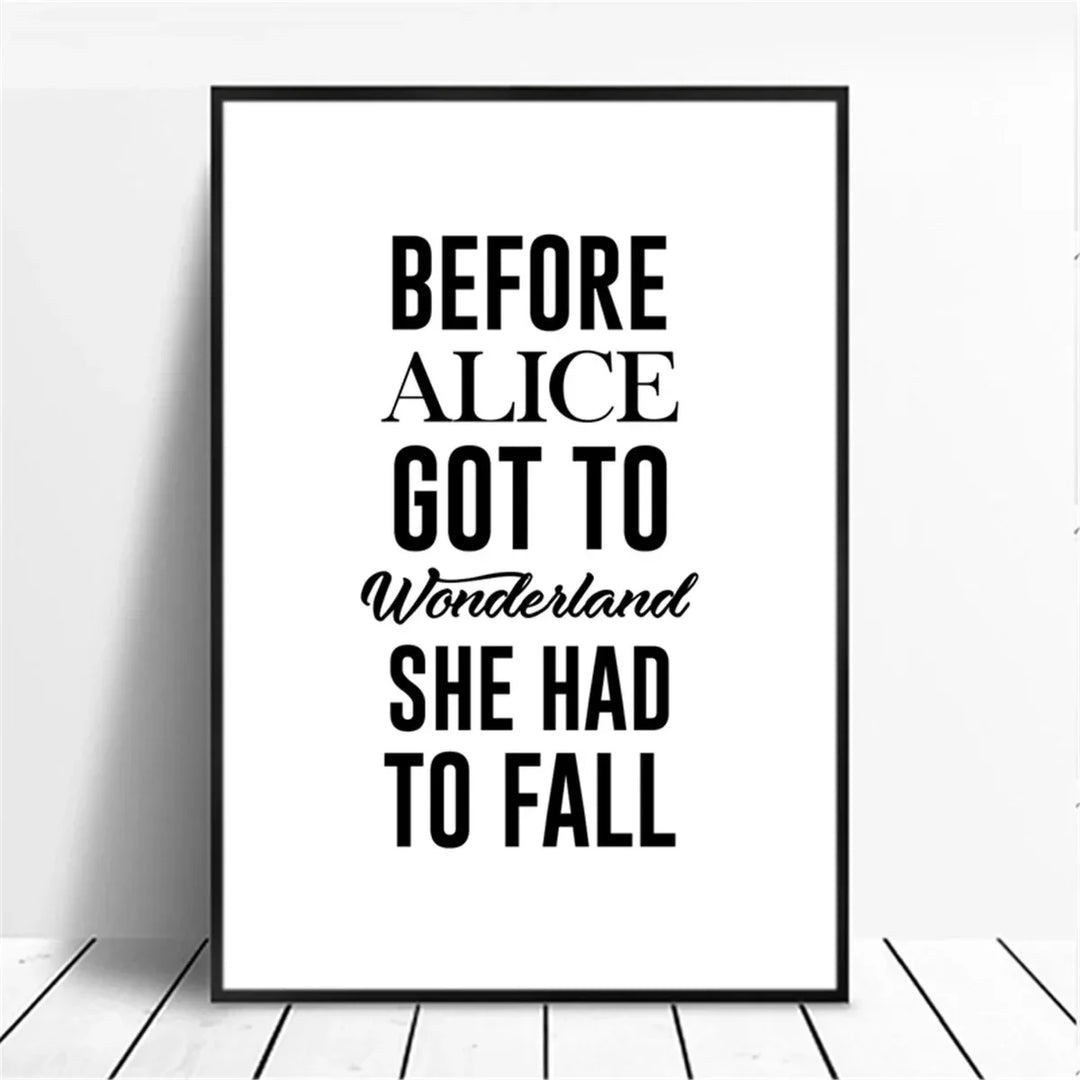 Positive Energy Black White Quote Canvas Wall Art