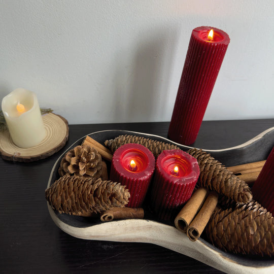 Wooden Fruit Tray Irregular Snack Serving Tray