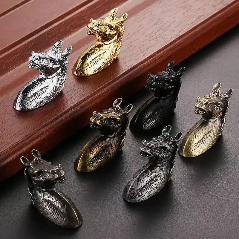 Creative Horse Head Cabinet Knobs – Artistic Zinc Alloy Handles