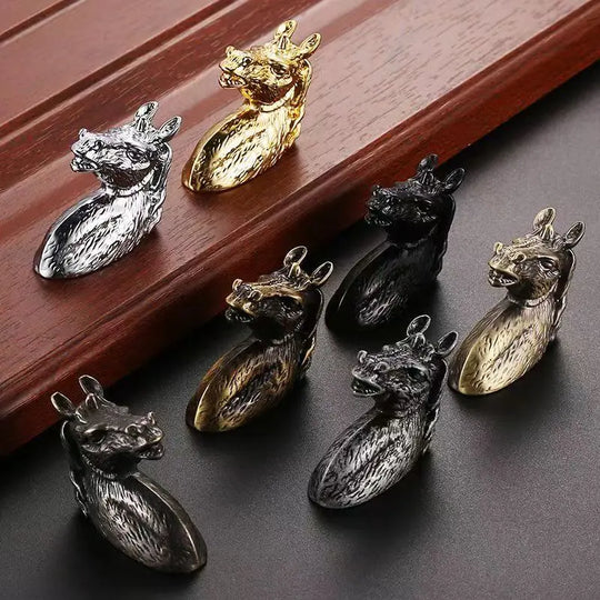 Creative Horse Head Cabinet Knobs – Artistic Zinc Alloy Handles