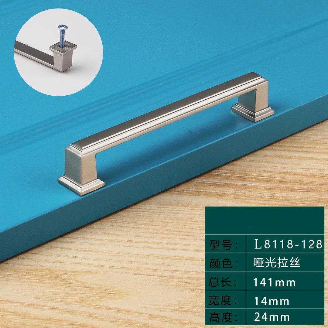 Light Luxury Bronze Cabinet Handles – Modern Drawer Pulls