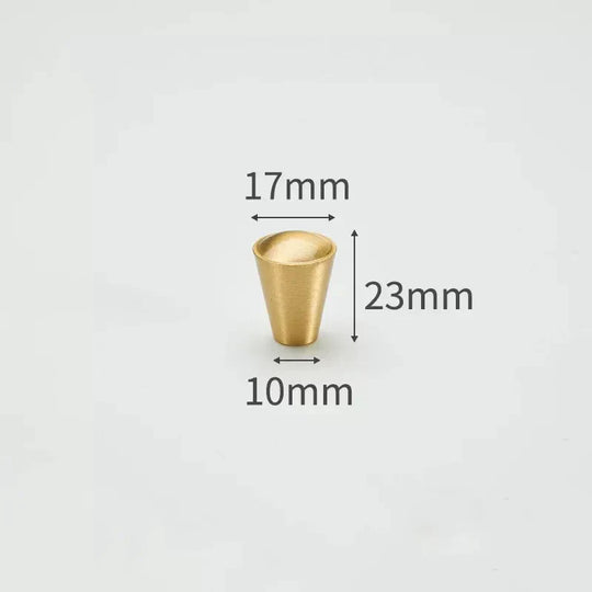 Modern Solid Brass Cabinet Knobs – Minimalist Wardrobe & Kitchen Pulls