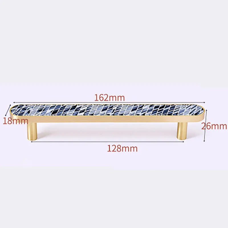 Brass and Acrylic Cabinet Handles – Colorful European Pulls for Wardrobes and Furniture
