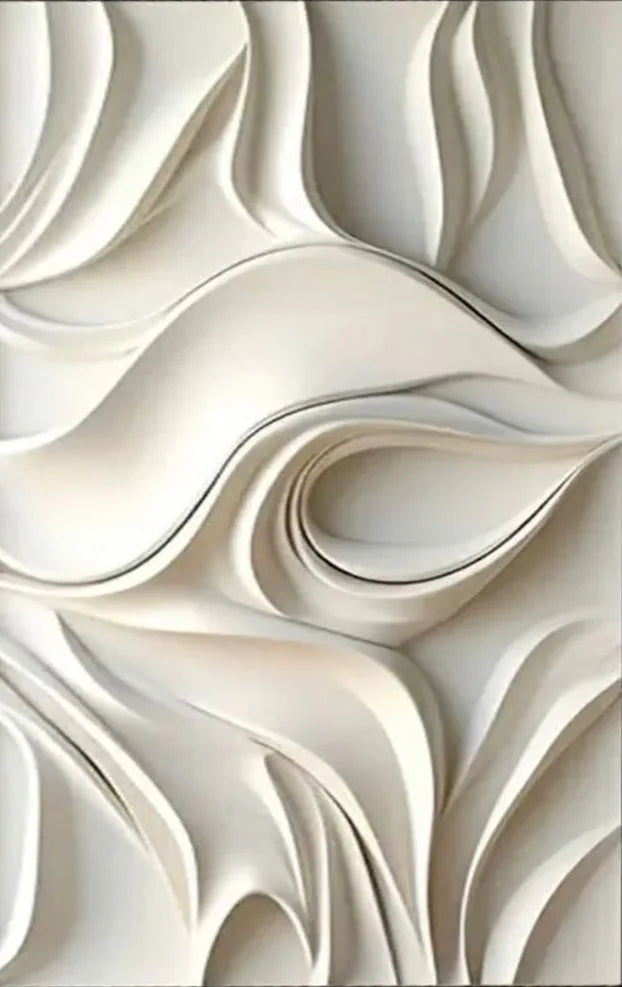 Large Abstract 3D Textural Canvas Wall Art Print