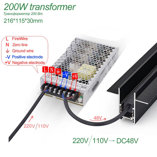 Smart Magnetic Track LED Light – Modern Dimmable Ceiling & Spot Lighting