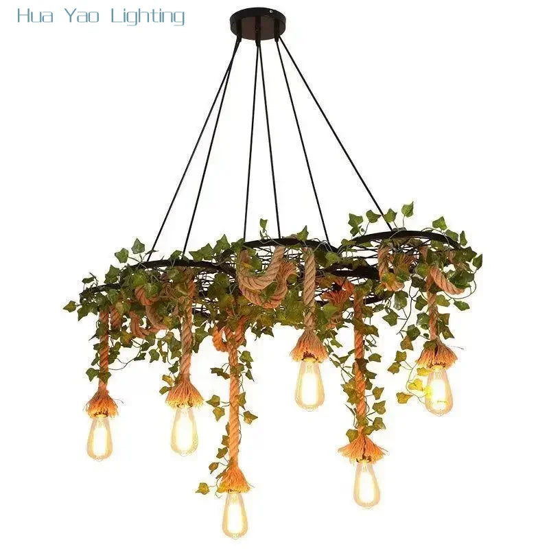 Grace American Country Pendant Lamp – Retro Metal Chandelier