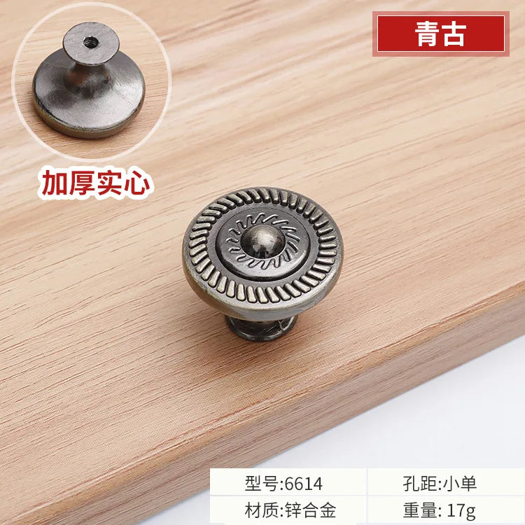 Antique Bronze Cabinet Handles – Vintage Zinc Alloy Drawer Pulls